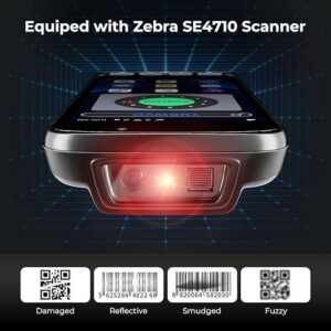 PDA Android 13 Handheld Barcode Scanner 1D Laser 2D QR Portable Data Collector UHF RFID Grip Pistol Device WiFi 4G NFC quality - Image 5
