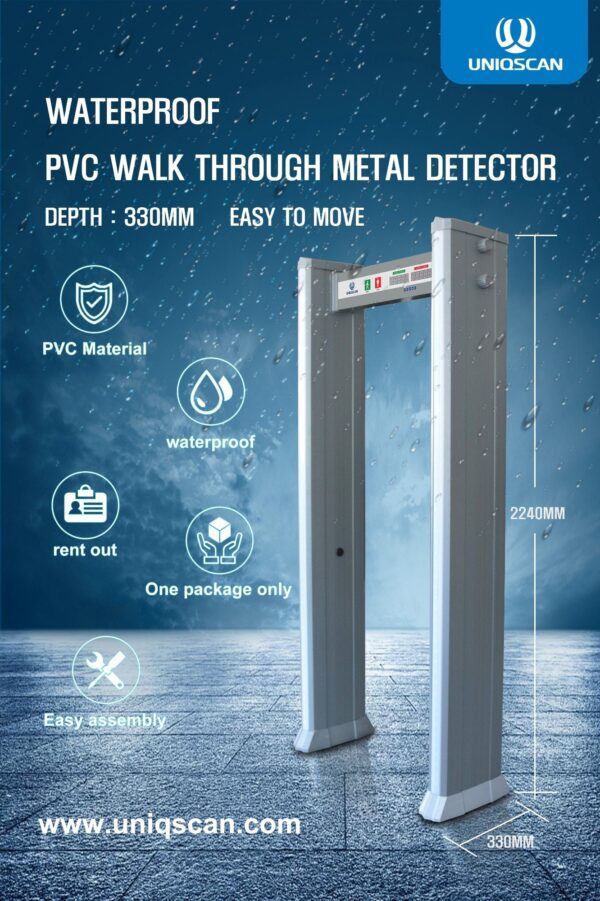 Walk Through Metal Detector in Kenya - 6 detecting zones UB500